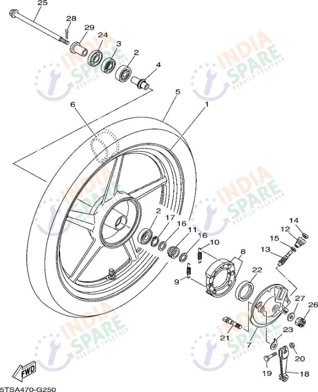 FRONT WHEEL